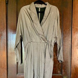 Vintage Wrap-Style Cocktail Dress